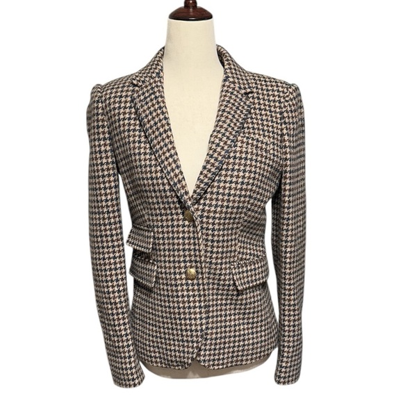 J. Crew Jackets & Blazers - J. Crew Houndstooth Schoolboy Wool Blazer